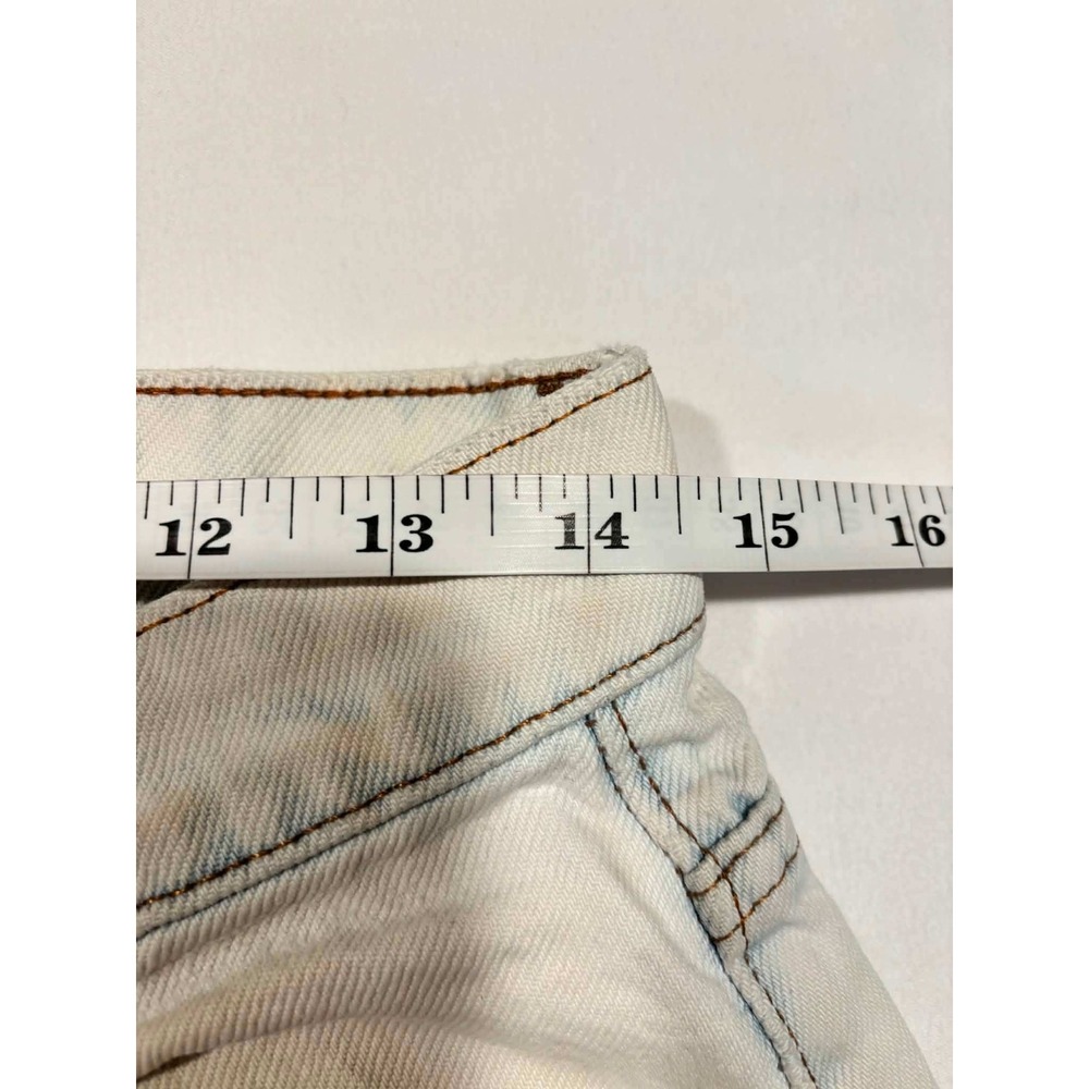 Vintage Levis SilverTab Loose Bleached Tie Dye Striped Jeans Men 30x34 90s Denim - Picture 5 of 16